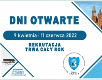 9 kwietnia i 11 czerwca 2022 - Dni Otwarte w Zespole